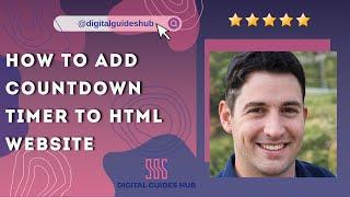 How to add Countdown Timer to HTML website
