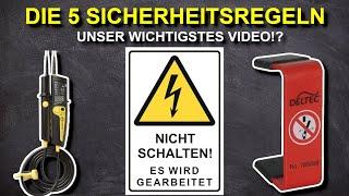 Die 5 Sicherheitsregeln der ELEKTROTECHNIK - Jeder MUSS dieses Video gesehen haben!