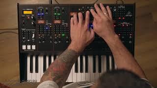 BEHRINGER ODYSSEY - гибридный синтезатор аналоговые осцилляторы и цифровые эффекты