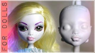 КАК ПОДГОТОВИТЬ КУКЛУ К ООАК  КАК СНЯТЬ ГОЛОВУ ? КАК СТЕРЕТЬ ЛИЦО КУКЛЕ ?  FOR DOLLS