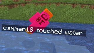 Minecraft, But You Can't Touch Water...