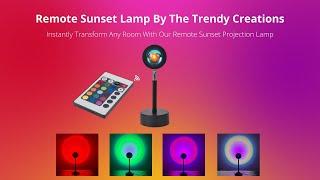 Sunset Projector Lamp Remote Version | The Trendy Creations