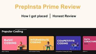 PrepInsta Prime Review (How I got Placed) | Honest Review