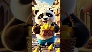 Panda's Emotional Journey: From Joy to Sadness #panda #cartoon #funny #cute #cuteanimals