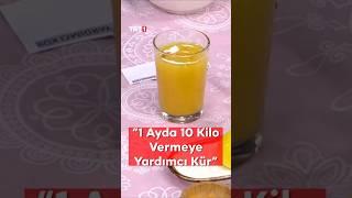 1 Ayda 10 Kilo Vermeye Yardımcı Olacağını Belirttiği Kür Tarifi ile Diyetisyen Hatice Nur Ege 
