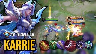 Karrie In The Late Game Is So Scary ~ Karrie Best Emblem And Builds 2023 | Mobile Legends