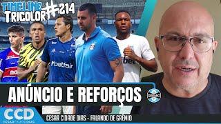 Timeline Tricolor #214: Grêmio oficializa contratação, negociações, oferecimentos e fornecedores