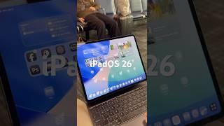 Running iPadOS 26 beta 1  #apple #ipad #ipadOS #ipados26 #ipadpro #tech #techtok #ipadair #ipadmini