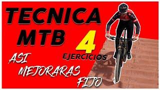 TECNICA MTB ▶︎ 4 TRUCOS que TE HACEN MEJORAR [FUNCIONA] 