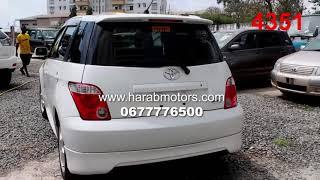 Toyota IST 2006 model White colour available in Tanzania at Harab Motors ltd. 4351