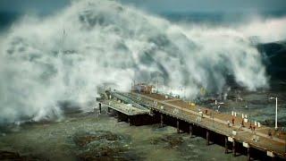 Tsunami golpea el muelle de Santa Mónica | Buck y Christopher escapan