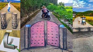 How to painting 3d art On the roads Like Reals, 3D art For Fun