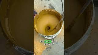 Fix Concrete in 5 Minutes? Yes! Contact Info on My Page #repair #ground #diy #shorts #concrete