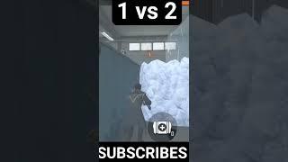 1 vs 2 sniper king of shubham gaming ,#subscribe