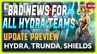 WIXWELL AND TRUNDA NERFED IN THE GROUND! ALL EXISTING TEAMS FOR HYDRA IN DANGER! RAID SHADOW LEGENDS