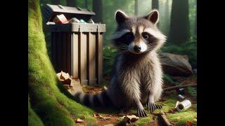 Masked Mischief: Unmasking 5 Wild Raccoon Facts!  | FactHunters | Fact Hunters #raccoon #facts