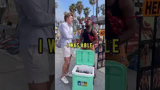 He makes $10,000/MONTH Selling Drinks on Venice Beach#shorts