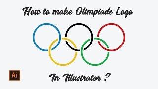 How to Make Olympic Logo in Illustrator | Adobe Illustrator Tutorials