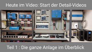 Haus Inselanlage Teil 1 - Die ganze Anlage im Überblick / LiFePo4 / Victron / Epever / Solar