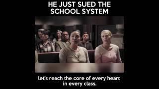 HE SUED THE SCHOOL SYSTEM!