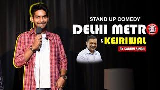 FIRST OPEN MIC || DELHI METRO || STAND-UP COMEDY BY SACHIN SINGH