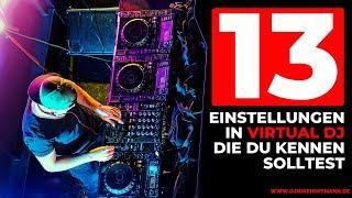 Diese Virtual DJ Einstellungen solltest du kennen | Pitch Lock, Master Tempo, Key, Automix, AutoGain