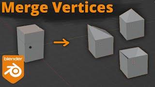 Blender 3.4 - Merge Vertices