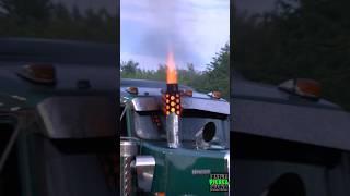 Epic Hood Stacked Kenworth Race Truck spoolup with flames
