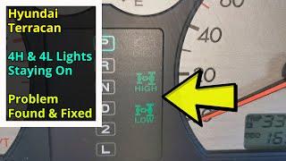 Not Shifting Into 4WD Low - Both Hi & Low Lights Staying On - Hyundai Terracan