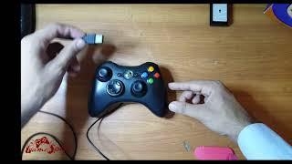 How to use Xbox360 controller with USB cable