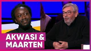 Akwasi en Maarten in De Slimste Mens