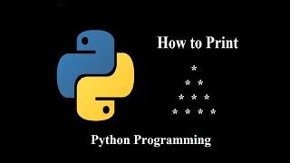 How to print triangle shaped star "*" pattern using Python | python programming for beginners