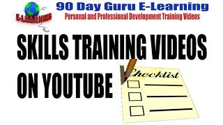 90 Day Guru E-Learning Skills Training Videos on YouTube