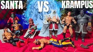 WWE Santa Vs Krampus Action Figure Portal Match