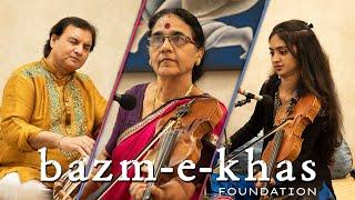 Raag Bageshri by Dr. N. Rajam on violin | Bazm e Khas | Ragini Shankar | Akram Khan(Tabla)