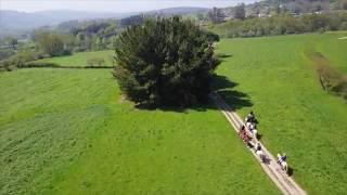 El Camino a Caballo a vista de dron