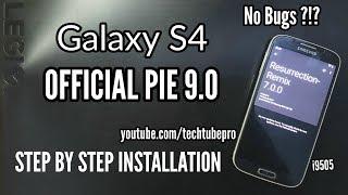 OFFICIAL PIE 9.0 for GALAXY S4 by Resurrection Remix 7.0 | Best PIE ROM for S4 ?!? COMPLETELY TESTED