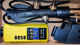 Паяльный фен 8858 распаковка Micro hot air gun 8858 AliExpress