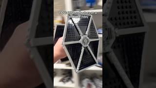Lego collectors be like… #lego #legostarwars #starwars #legosets #legocollection #tiefighter