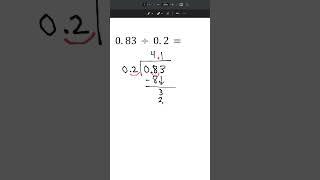 dividing decimal short