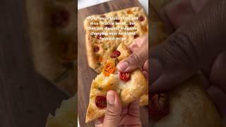 If you're gluten free you HAVE to make this focaccia. Game changer #bread #baking #veganrecipe