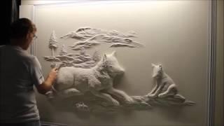 Шедевр. Рисунок на стене.