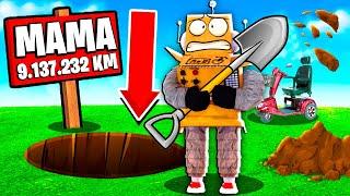 КОПАЙ ЧТО БЫ НАЙТИ МАМУ! МАМА БРОСИЛА МЕНЯ И ОТЦА ЧЕЛЛЕНДЖ НУБ И ПРО ВИДЕО ROBLOX