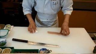 东京巨蛋饭店高级料理亭 江户前握寿司二十选 p1 Knife Skill Travel Channel 2016