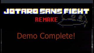 jotaro sans fight remake by CQK (demo) complete!