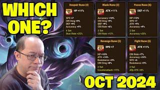 October's Ancient Runes Choice and Coupon Codes (Summoners War)