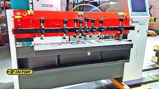 GANNOMAT INDEX 130 LOGIC CNC BORE, GLUE & DOWEL INSERTER