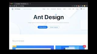 Getting started with Ant.Design | Umi.JS | Admin panel | Part 1