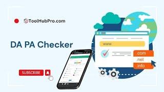 How to Check Domain Authority (DA) & Page Authority (PA) | Free DA PA Checker Tool  Toolhubpro