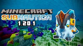 *NEW* Subnautica Flow Mod - Minecraft 1.20.1 (Mod Showcase)